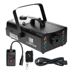Máquina Fumaça 2000W Led Rgb 2 Controles Festa Balada Dj