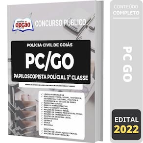 Apostila Concurso Pc Go - Papiloscopista Policial