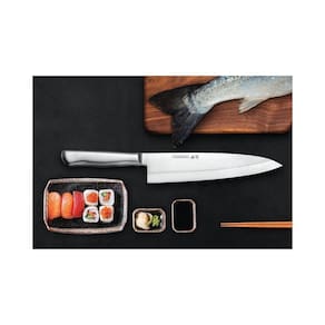 Faca Tramontina Aço Inox 8 Deba Sushi Diamond