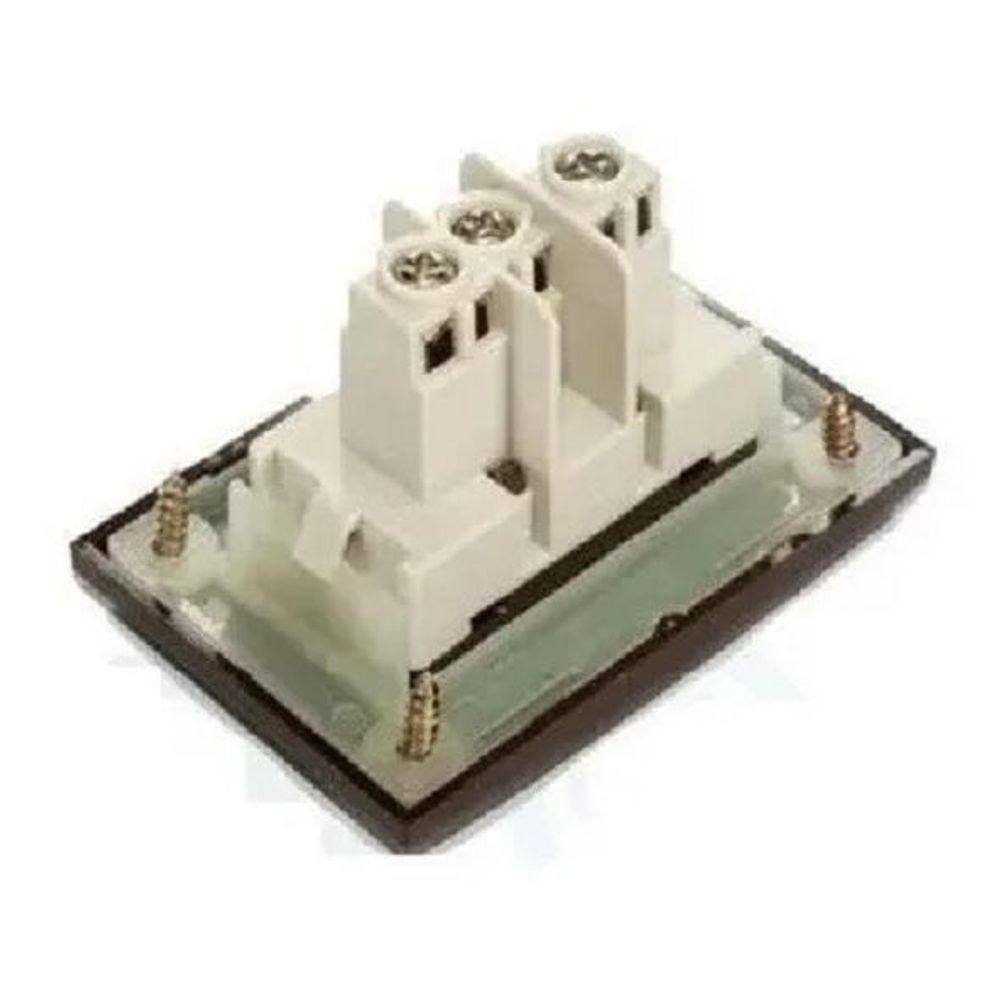 10 Pc Interruptor Simples P/Moveis Margirius Marrom 10A 250V