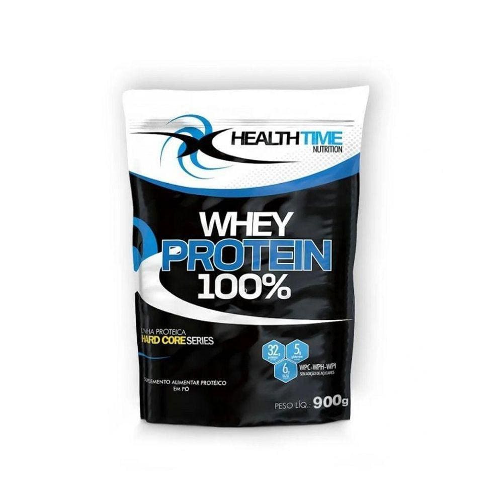 Whey Protein 100% Refil 900G Morango