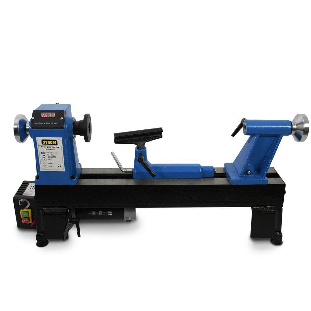 Torno De Bancada Para Madeira 110V 550W Com Display Digital