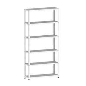 Estante De Aço 195X92x30 6 Prat. Pandin - Branco