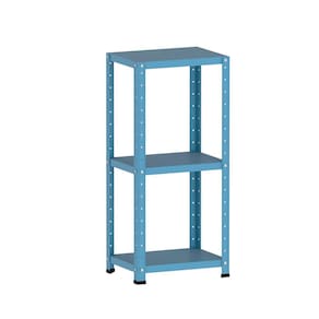 Estante De Aço 90X40x30 3 Prat. Pandin - Azul Dalí