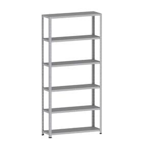 Estante De Aço 195X92x30 6 Prat. Pandin - Cinza