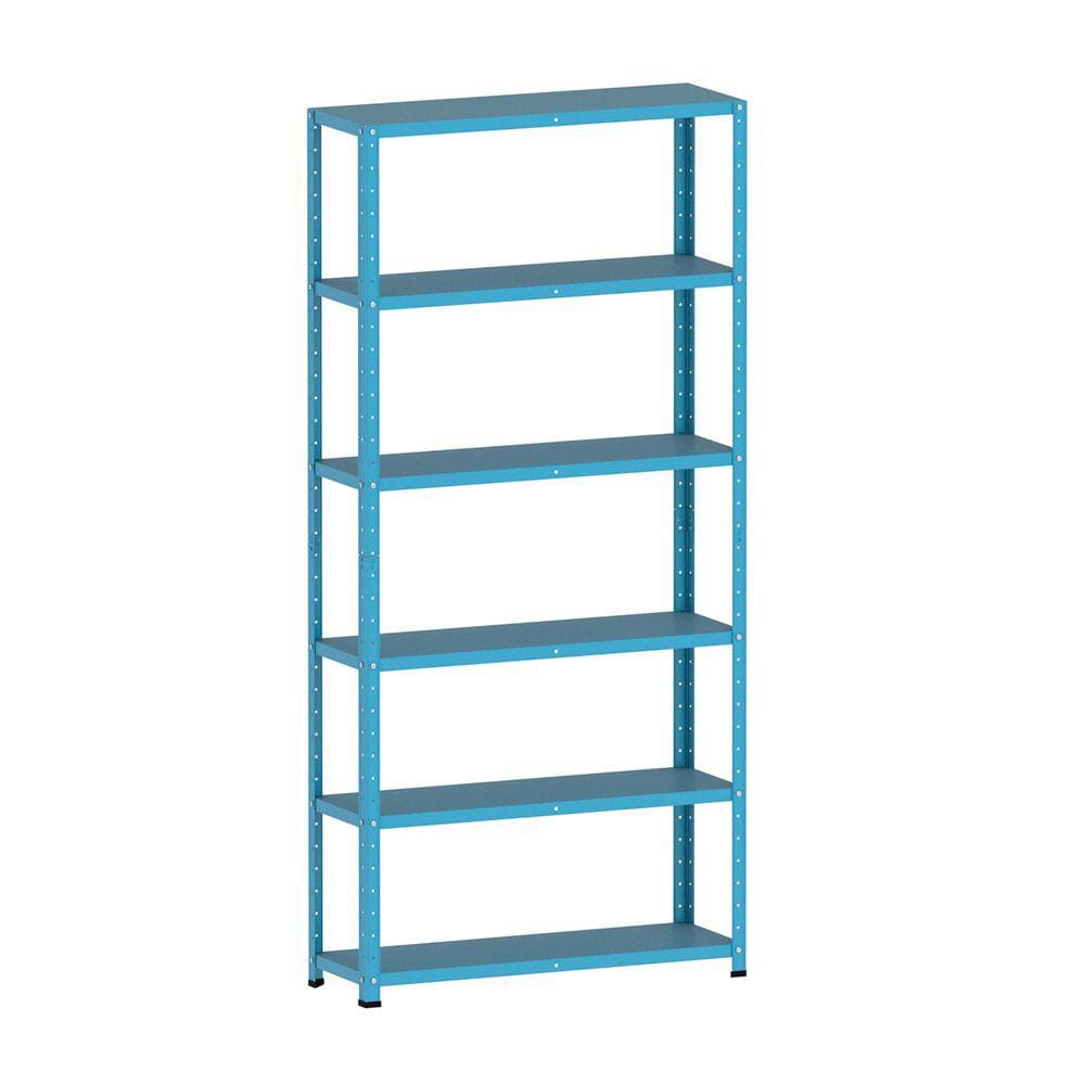 Estante De Aço 175X92x30 6 Prat. C/ Reforço Pandin - Azul Dalí