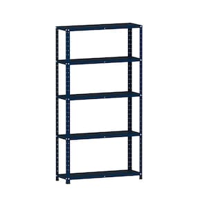 Estante De Aço 175X92x30 5 Prat. C/ Reforço Pandin - Azul Del Rey