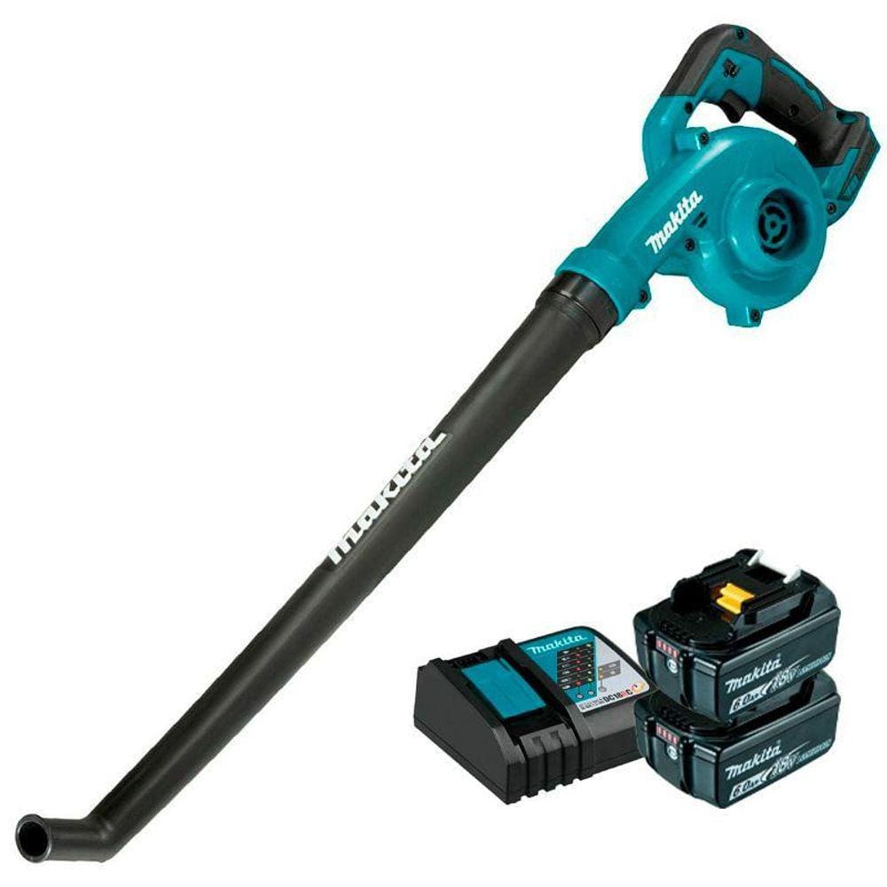Soprador Folhas A Bateria 18V Makita Dub186Z 2 Baterias 18V