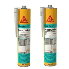 Kit 2 Selante Poliuretano Sikaflex Construction+ Cinza Top
