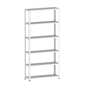 Estante De Aço 175X92x30 6 Prat. Pandin - Branco