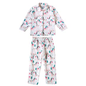 Pijama Longo Infantil Soft Bichos Divertidos Off White Tip Top