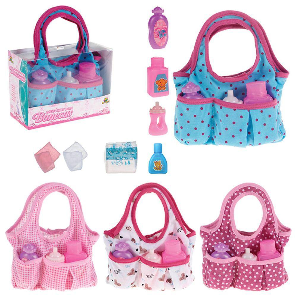 Kit 2 Peças Roupa Boneca Reborn E Bolsa Maternidade Infantil