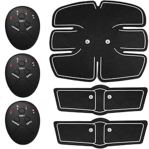 Tonificador Muscular Abdomen Ems Fit Control Smart Fitness Braços Abdômen Pernas 3 Em 1