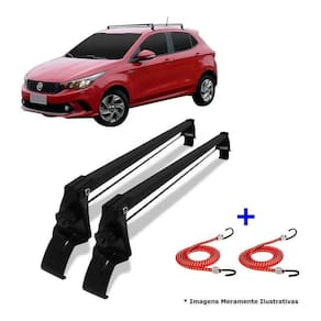 Rack Teto + 2 Elasticos Fiat Argo E Cronos Ano 17/22