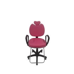 Cadeira Para Salão De Beleza Com Encosto Fixo Pink