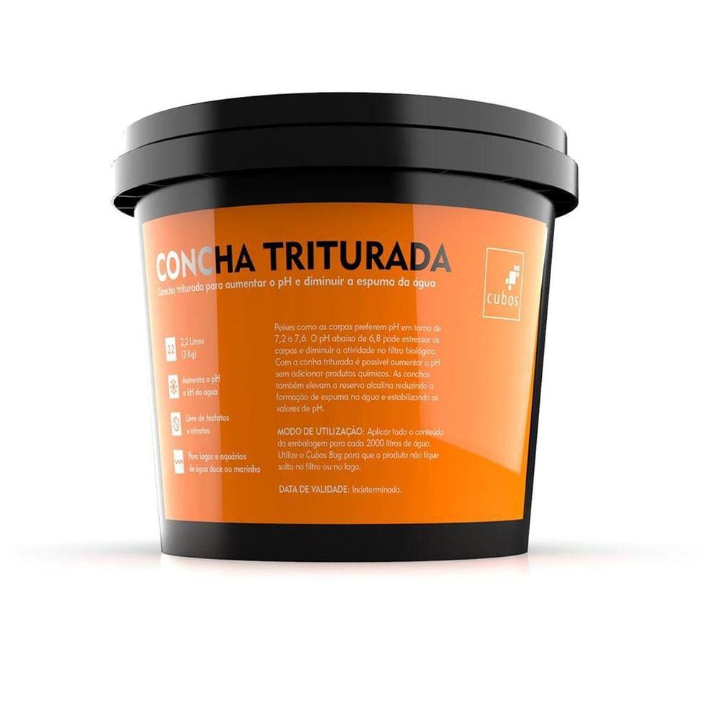Concha Triturada Cubos 25Kg (18 Litros)