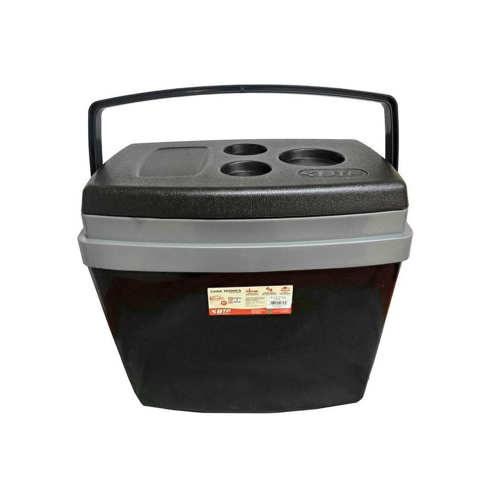Caixa Térmica De 34 Litros Preta Cxt0134 Botafogo