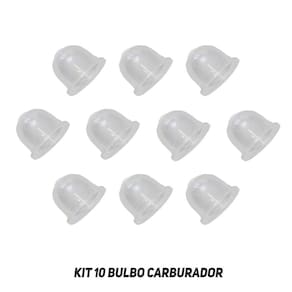 Kit 10 Bulbo Injetor Combustível Carburador Roçadeira 18mm X 20mm
