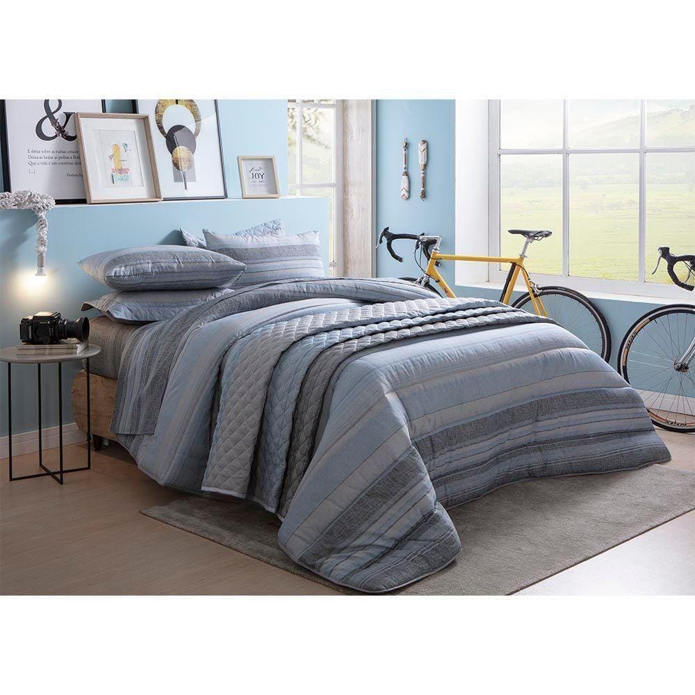 Jogo De Cama Queen Duplo 250x240cm Breno 140f Realce Sultan