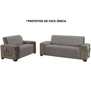 Kit Protetor Sofá 2 E 3 Lugares Classic Face Única 1,10M E