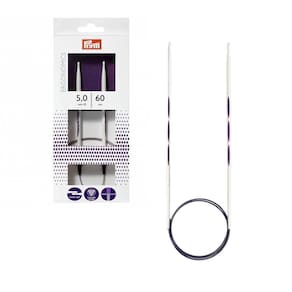 Agulhas Circulares Ergonômicas Para Tricô Prym 5.00Mm 60Cm