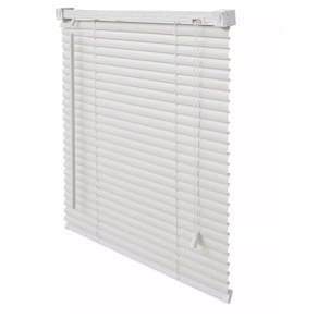 Persiana Horizontal Pvc 25Mm Branca 100 L X 160 A Cortina