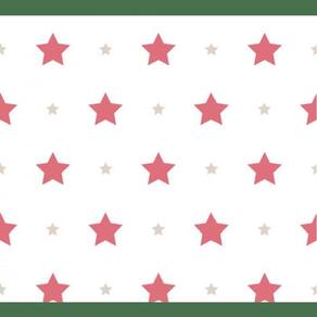 Papel Parede Treboli Estrelas Vermelhas 5845 Rolo: 10M X