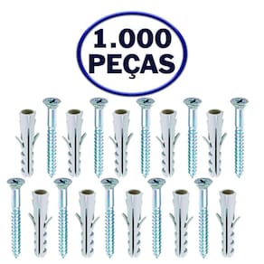 Parafuso 3,0X40 +Bucha 6X30 C/1000 Lotus