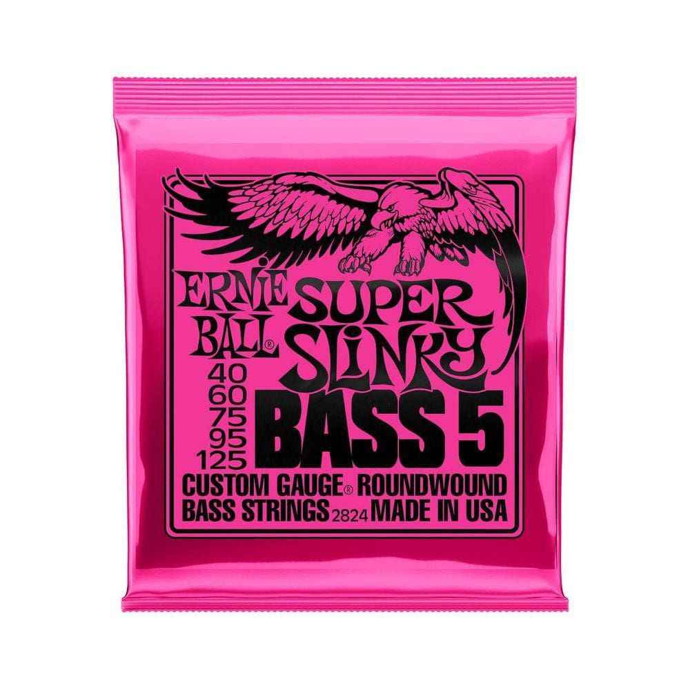 Encordoamento Para Baixo Ernie Ball 040/125 Super Slinky