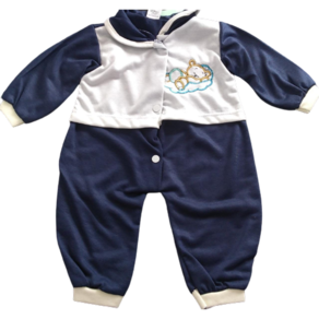 Macacão baby manga masculino