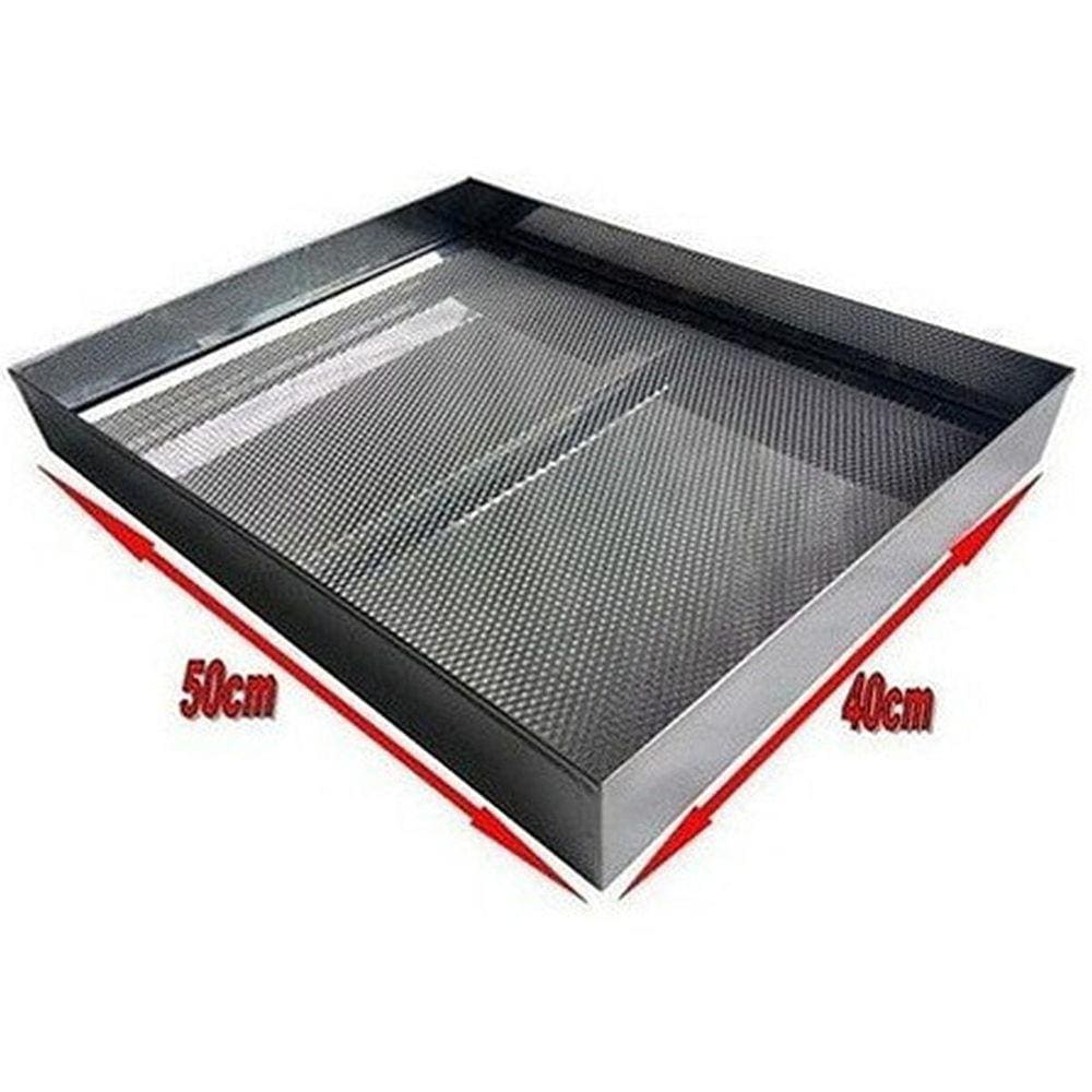 Escorredor Bandeja Aço Inox Para Salgados Pasteis 40X50X6Cm