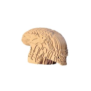 Quebra Cabeças 3D Alien Busto Mdf 3Mm Natural - Darama