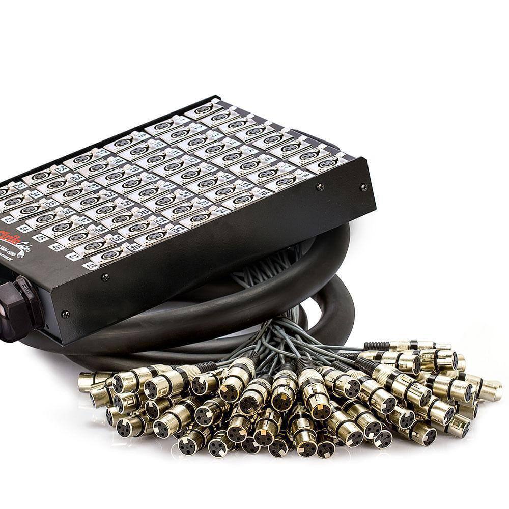 Medusa 48 Vias Com Conectores Xlr Neutrik - 15 Mt