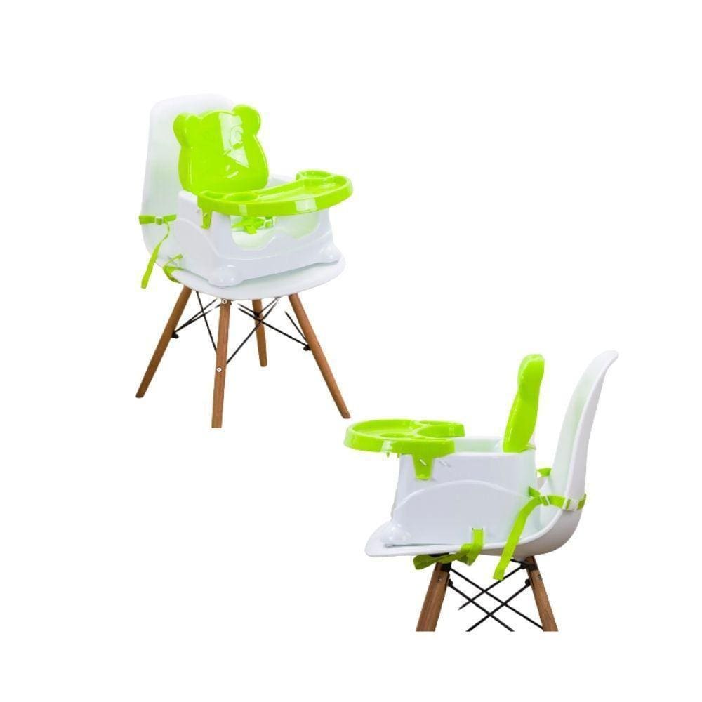Cadeira Booster Alimentação Ursinho Baby Style Verde