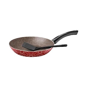 Frigideira Tramontina Paris Vermelha 24Cm Com Espátula