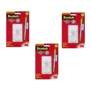 Kit 8 Suporte Para Vassouras Adesivo Até 3,5Kg Scotch 3M