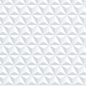Kit 10 Rolos Papel De Parede Adesivo Triângulo Branco 3,0M
