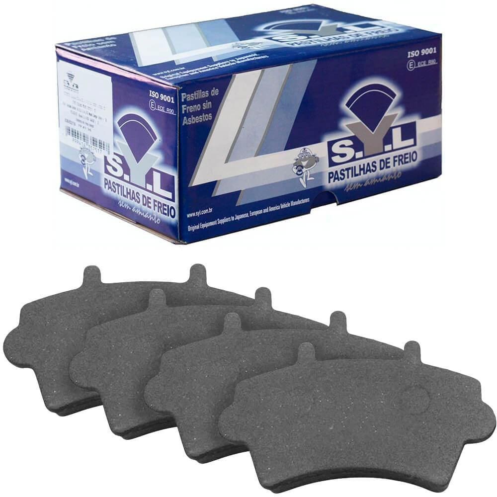 Kit Pastilha Freio Renault Master 2000 a 2013 Dianteira Bosch SYL 1350