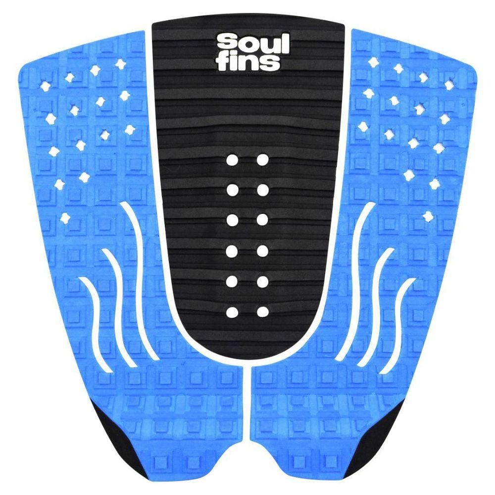 Deck Surf Antiderrapante - Soul Fins Colors Preto/Azul 65