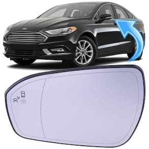 Lente Espelho Retrovisor Fusion Titanium 2016 À 2020 - Esq