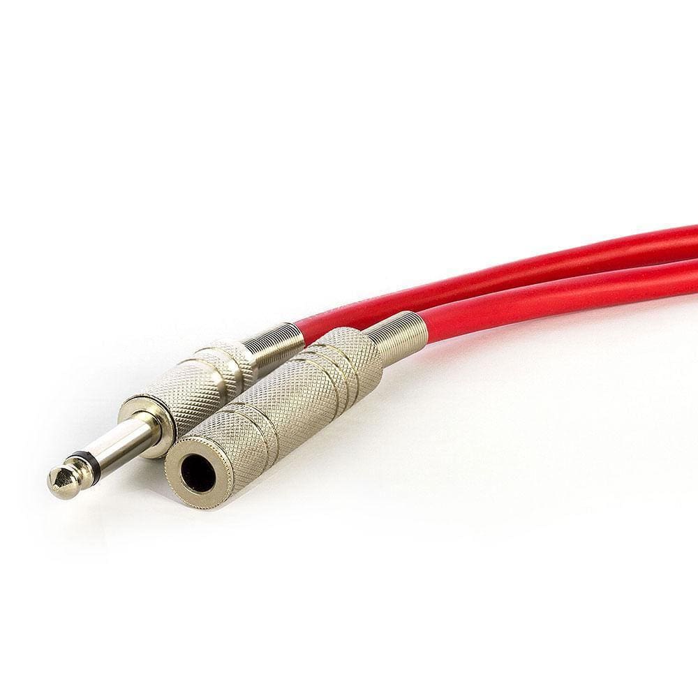 Extensão P10 Mono Vermelho - 25 Mt