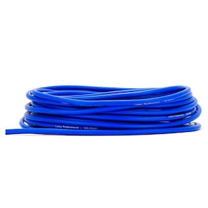Cabo De Guitarra Blindagem Espiral 0.30 - Azul 50 Metros