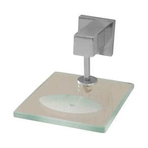 Saboneteira Rainha Semi Luxo Square Inox Preto