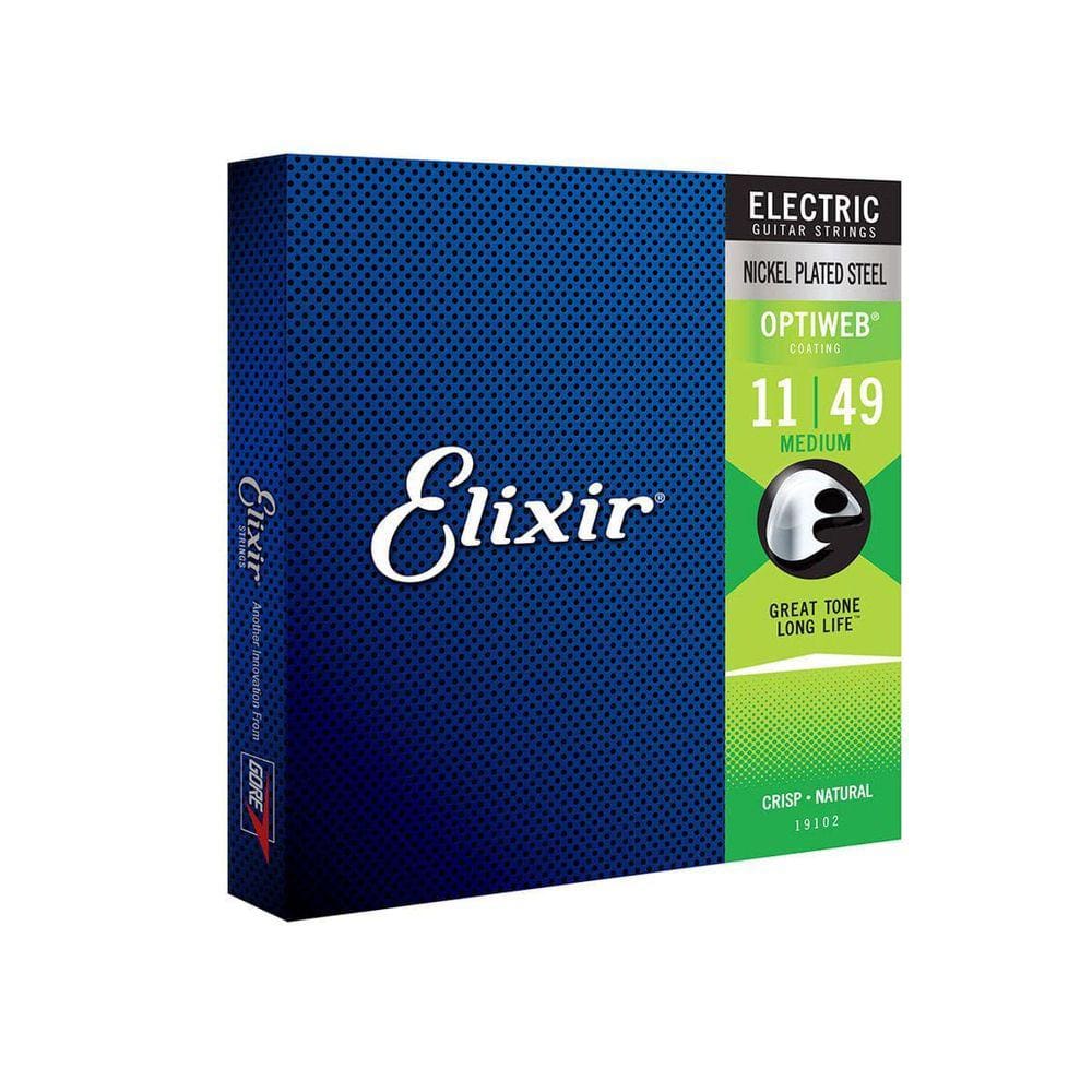 Encordoamento Guitarra Elixir 011 Optiweb 19102