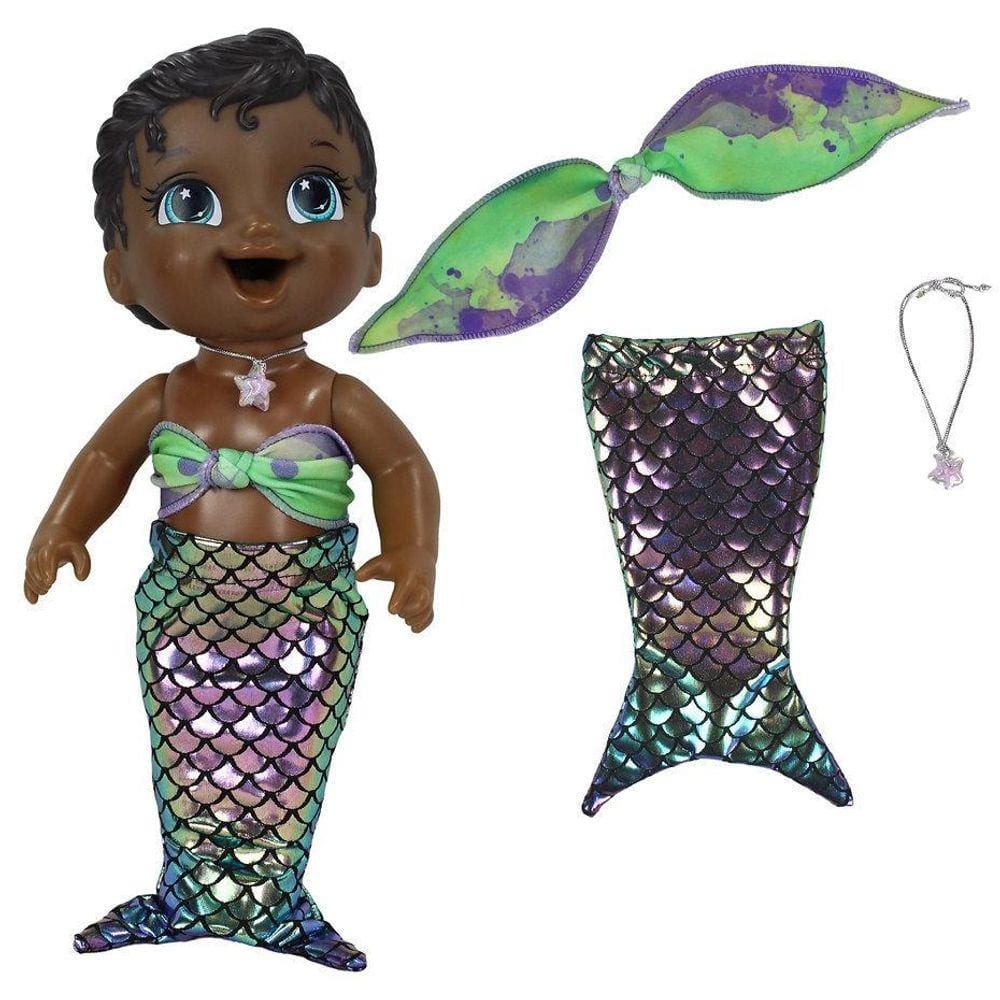 Kit Roupa Boneca Baby Alive Surf Mundo Mágico Das Sereias