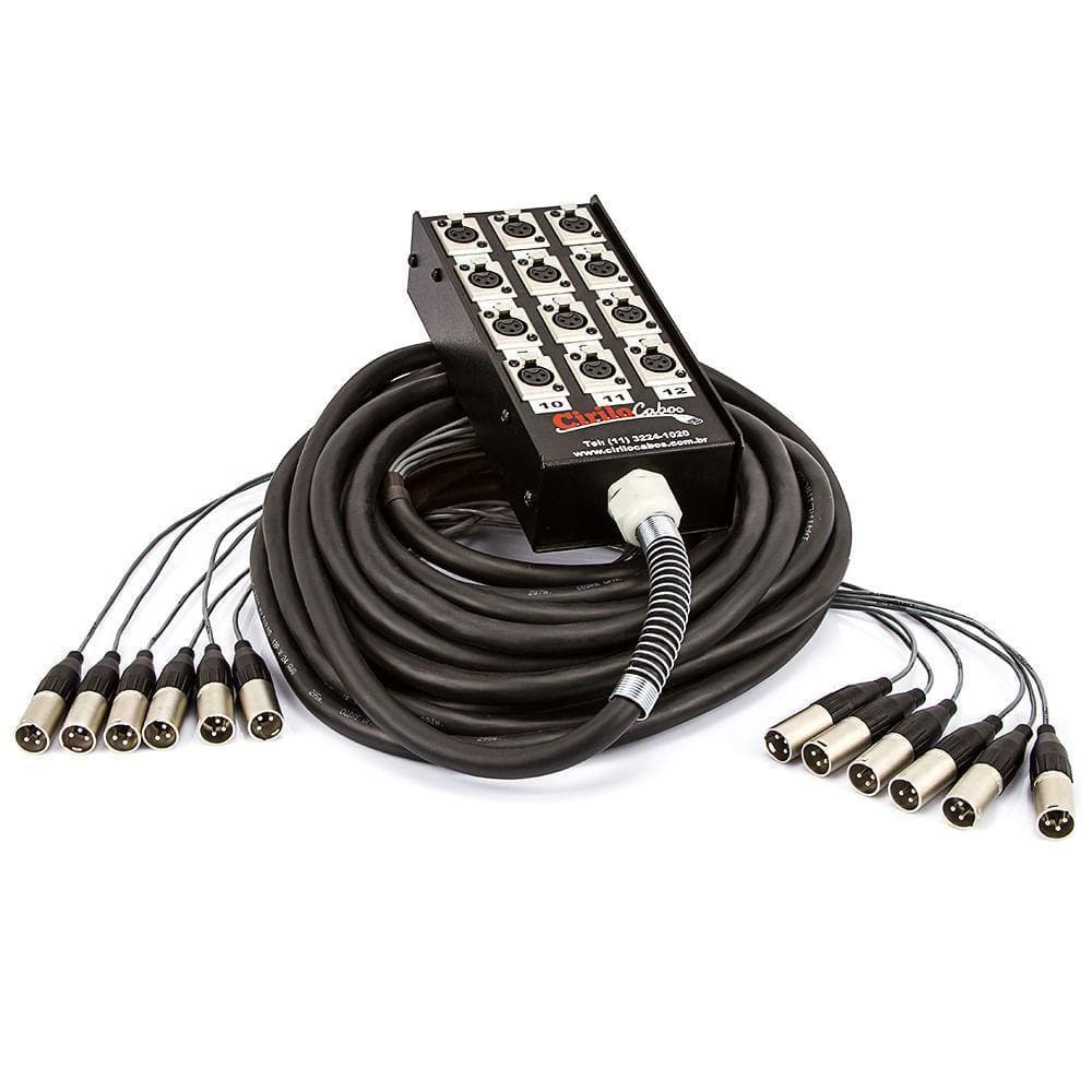 Medusa 12 Vias Montada Conectores Santo Angelo - 60 Mt