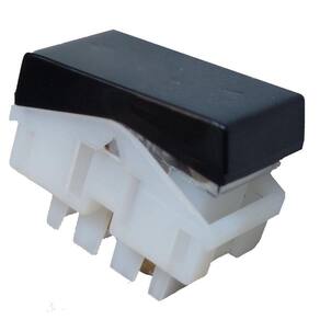 Kit 15 Modulo Interruptor Simples 10A 250V Preto Pezzi 50000