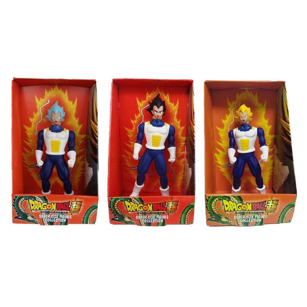 Kit Conjunto 3 Bonecos Dragon Ball Z Goku Super Sayajin Blue ssj