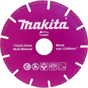 Disco Rebolo Diamantado Multimateriais Makita D-58883 115Mm