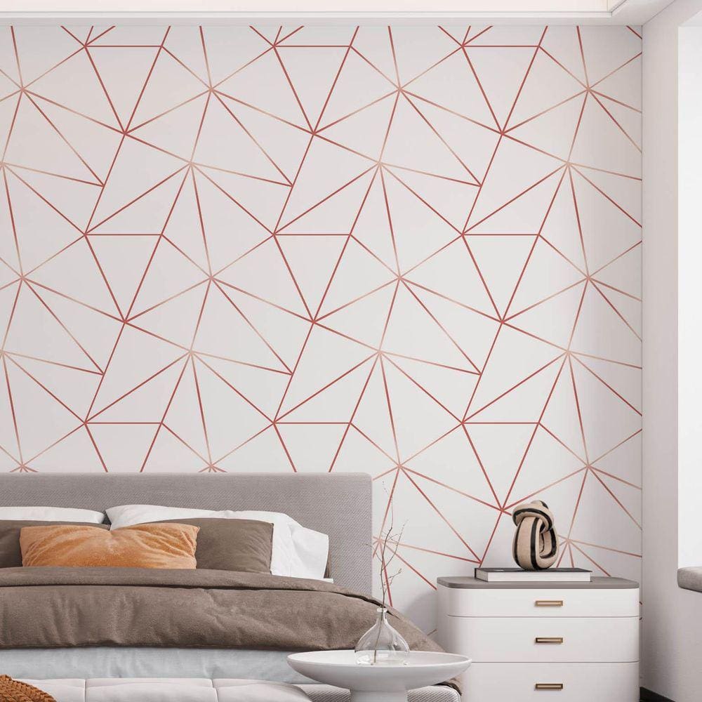 Kit 4 Rolos Papel De Parede Adesivo Zara Branco 3,0M